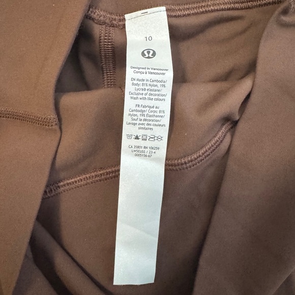 Lululemon Align High-Rise Mini Flare Pant 32" in Java - Picture 7 of 7